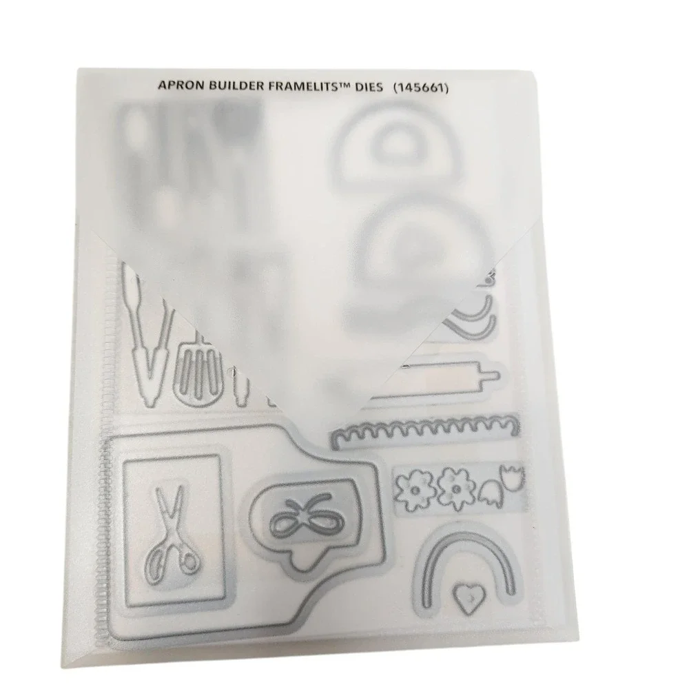 STAMPIN' UP! Apron Builder Framelits Dies 145661 Sizzix Big Shot Cardmaking